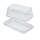 Glass Butter Dish, 1-lb Butter Capacity, With Lid, Dishwasher Safe X8D7 - product image 1