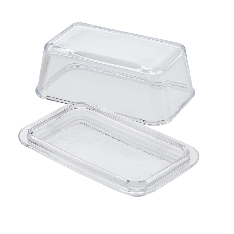 Glass Butter Dish, 1-lb Butter Capacity, With Lid, Dishwasher Safe X8D7