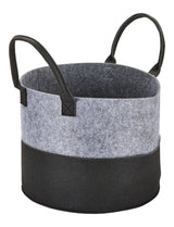 Jude Felt Organization/Storage Basket, Grey/Black L5K4 - product image 1