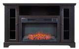 Kingwood Media Electric Fireplace TV Stand, 57-in, 1500W, Includes Remote Control, Brown M8H9 - product image 1