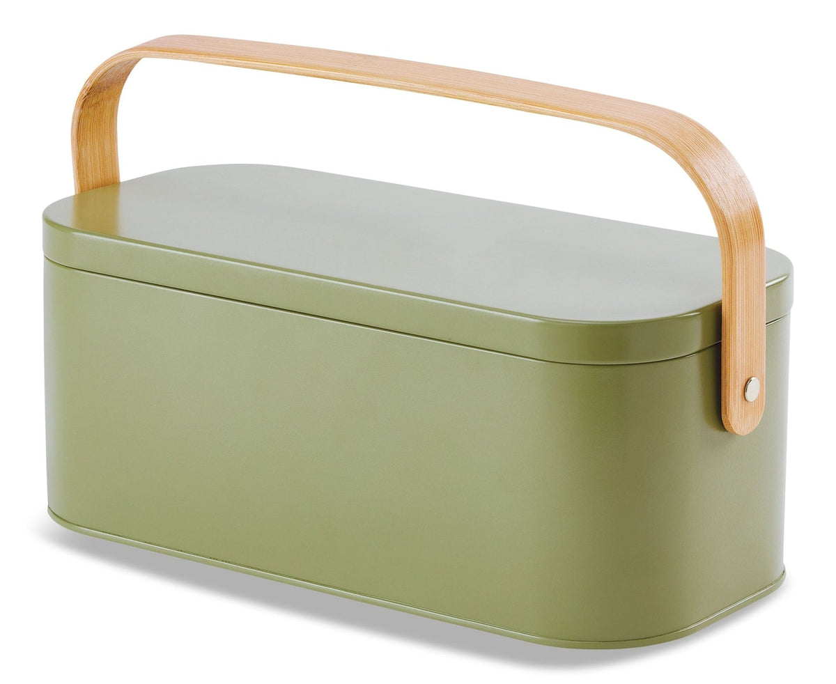 Metal Gardening Storage Container, Iron, Green L4X7 - product image 1
