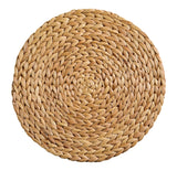 Natural Round Paper Placemat/Charger, Beige, 4-pk Q0A5 - product image 2