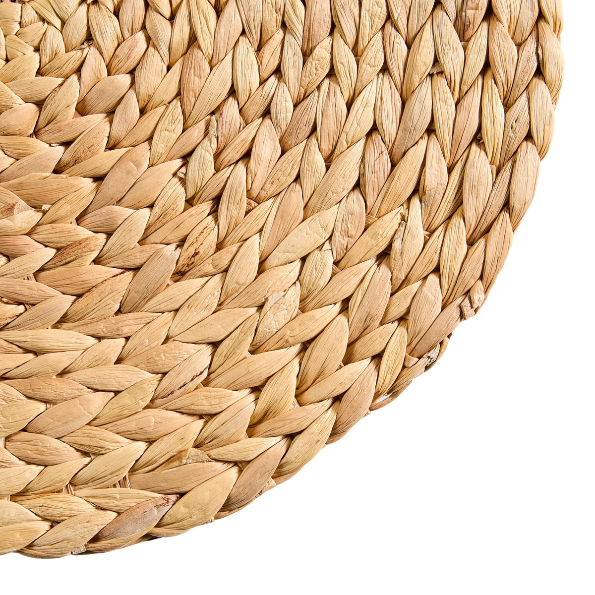 Natural Round Paper Placemat/Charger, Beige, 4-pk Q0A5 - product image 3