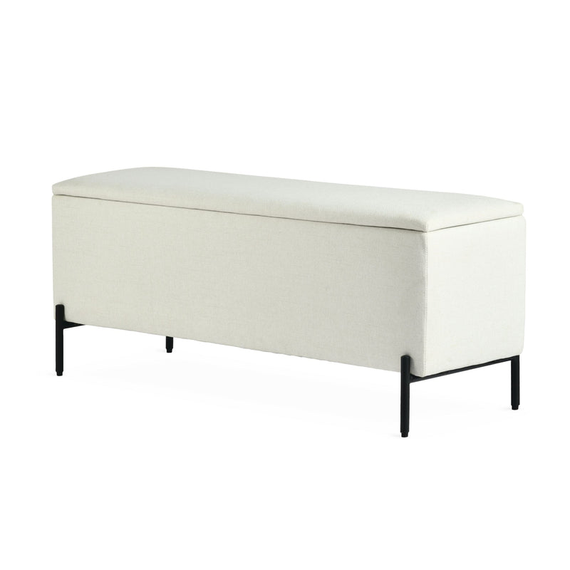 Picton Storage Bench, White U3T6