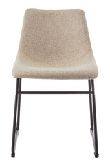 Scottie Modern Fabric Dining Chair, Dark Grey O8B0 - product image 2