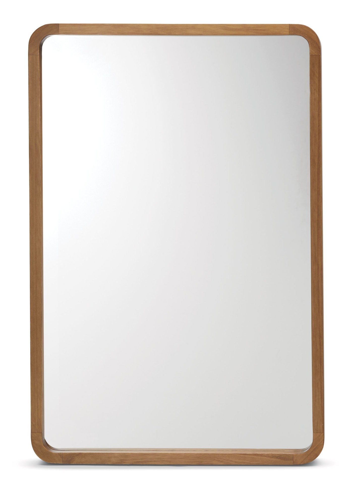 Springside Pearwood Rectangular Wall Mirror, Brown, 24 x 36-in N9Z7 - product image 1