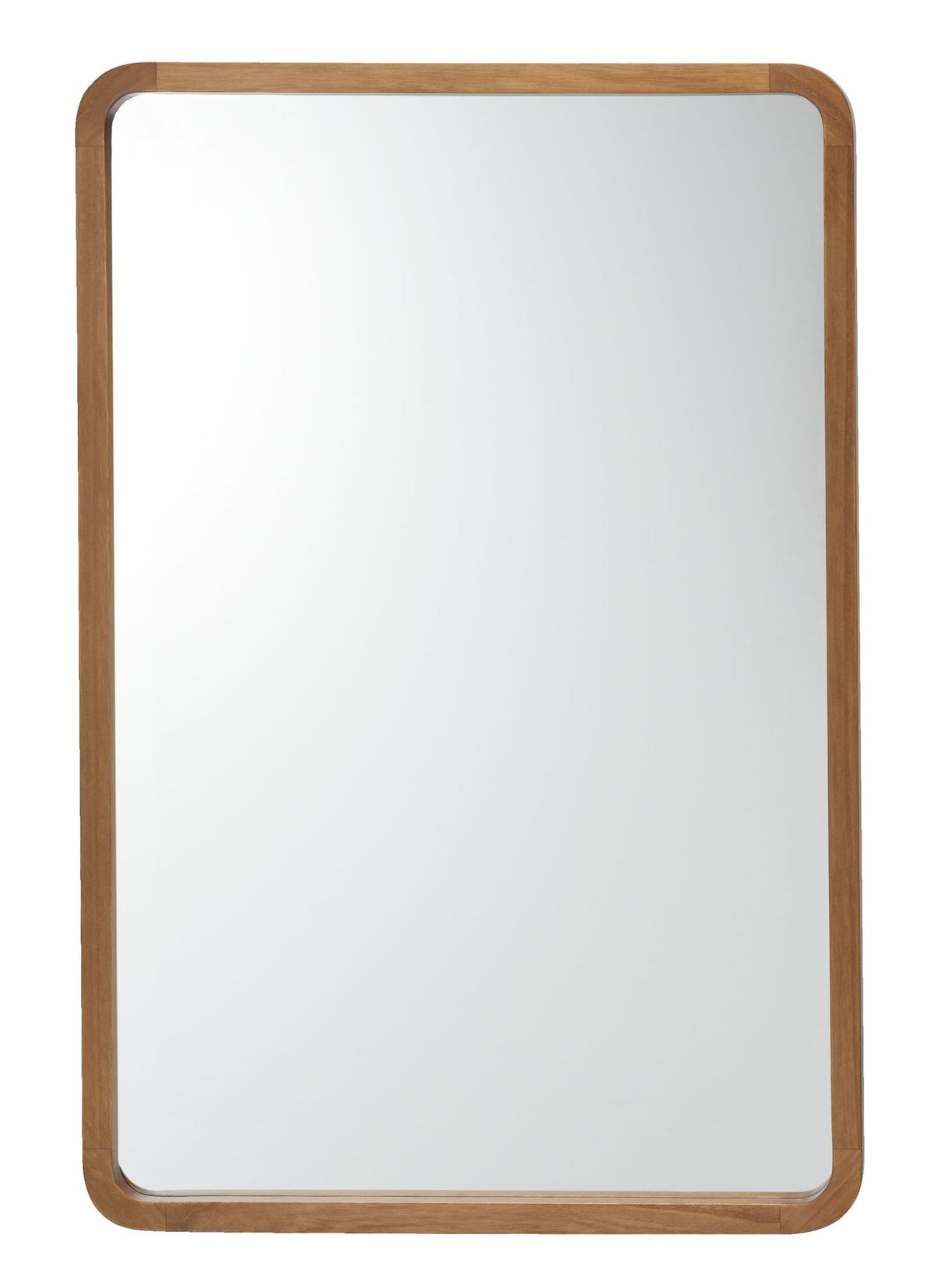 Springside Pearwood Rectangular Wall Mirror, Brown, 24 x 36-in M3W7 - product image 3
