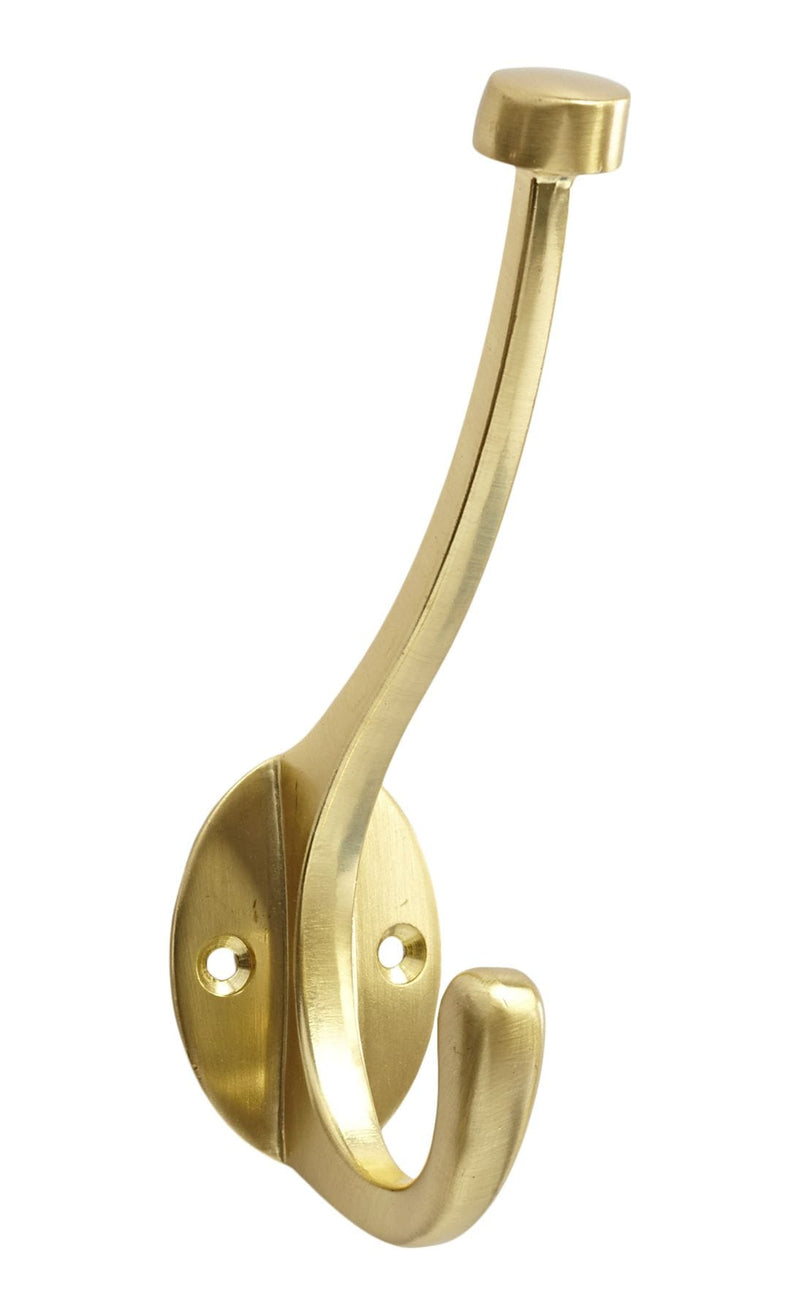 Stainless Steel Single Pill Top Hook, Brass V1E5