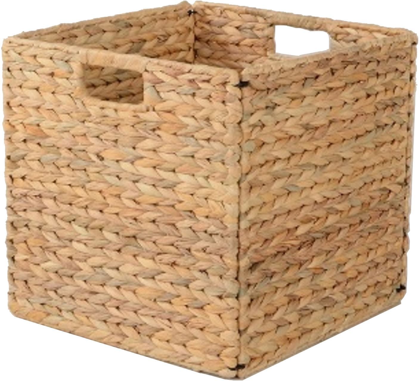 Weiss Cube Woven Natural Material Collapsible Basket, 13 x 13-in P2I0 - product image 1