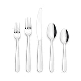 Wembury Scoop Handle Flatware Set, Stainless Steel, Serves 10, 50-pc R0Y5 - product image 1