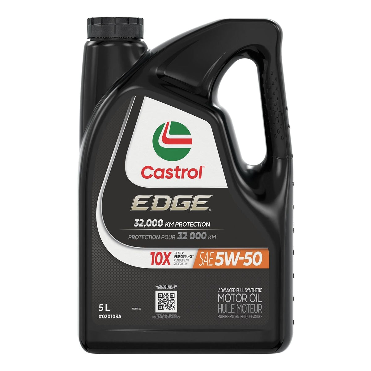 EDGE 5W50 Advanced Synthetic Engine/Motor Oil, 5-L C2C8 - product image 1