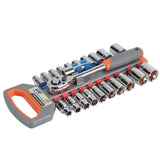22 Piece 1/2" Drive Socket Set J1G8 - product image 3