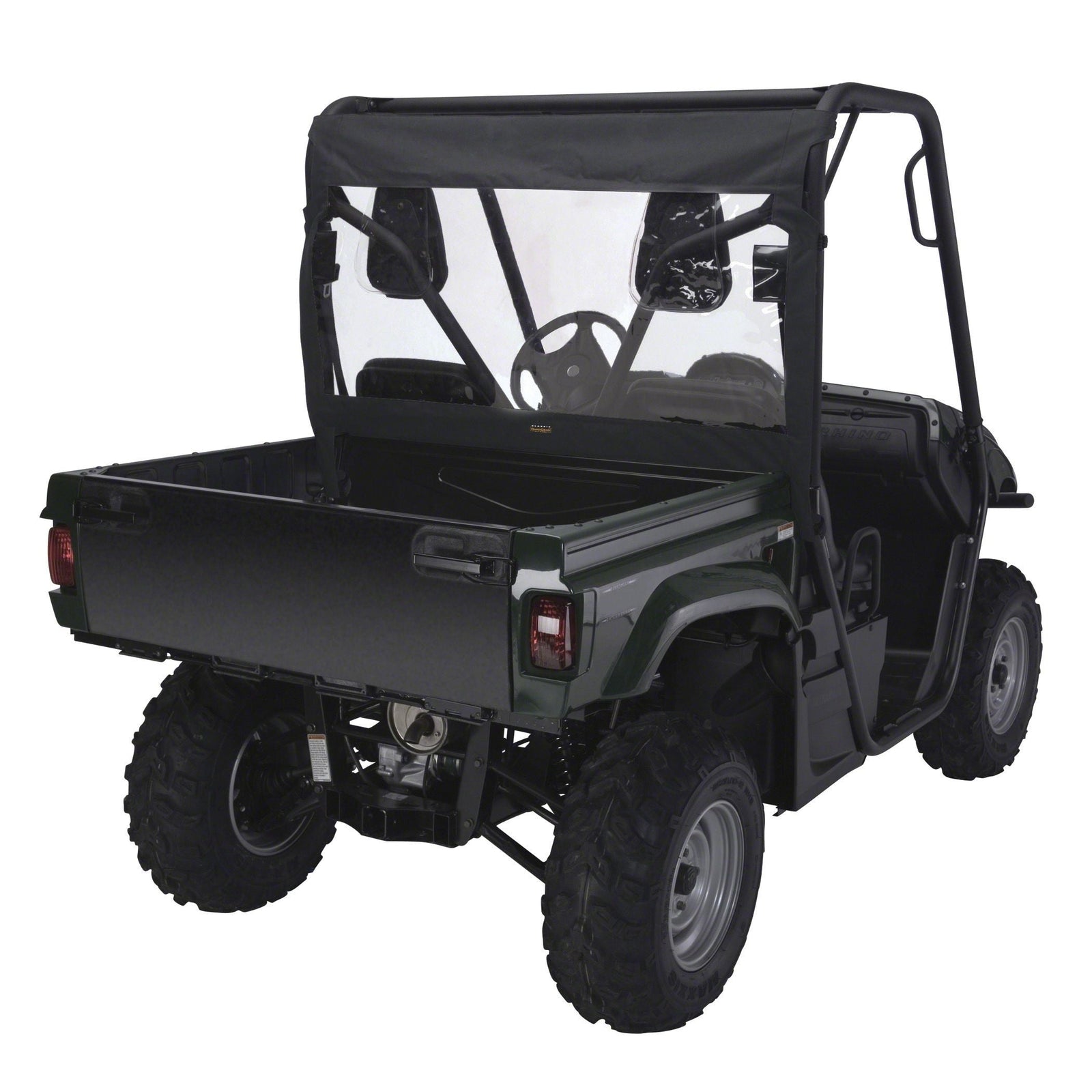 Classic Accessories 78657 QuadGear UTV Rear Windshield for Polaris Ranger, Black Y3S6 - product image 1