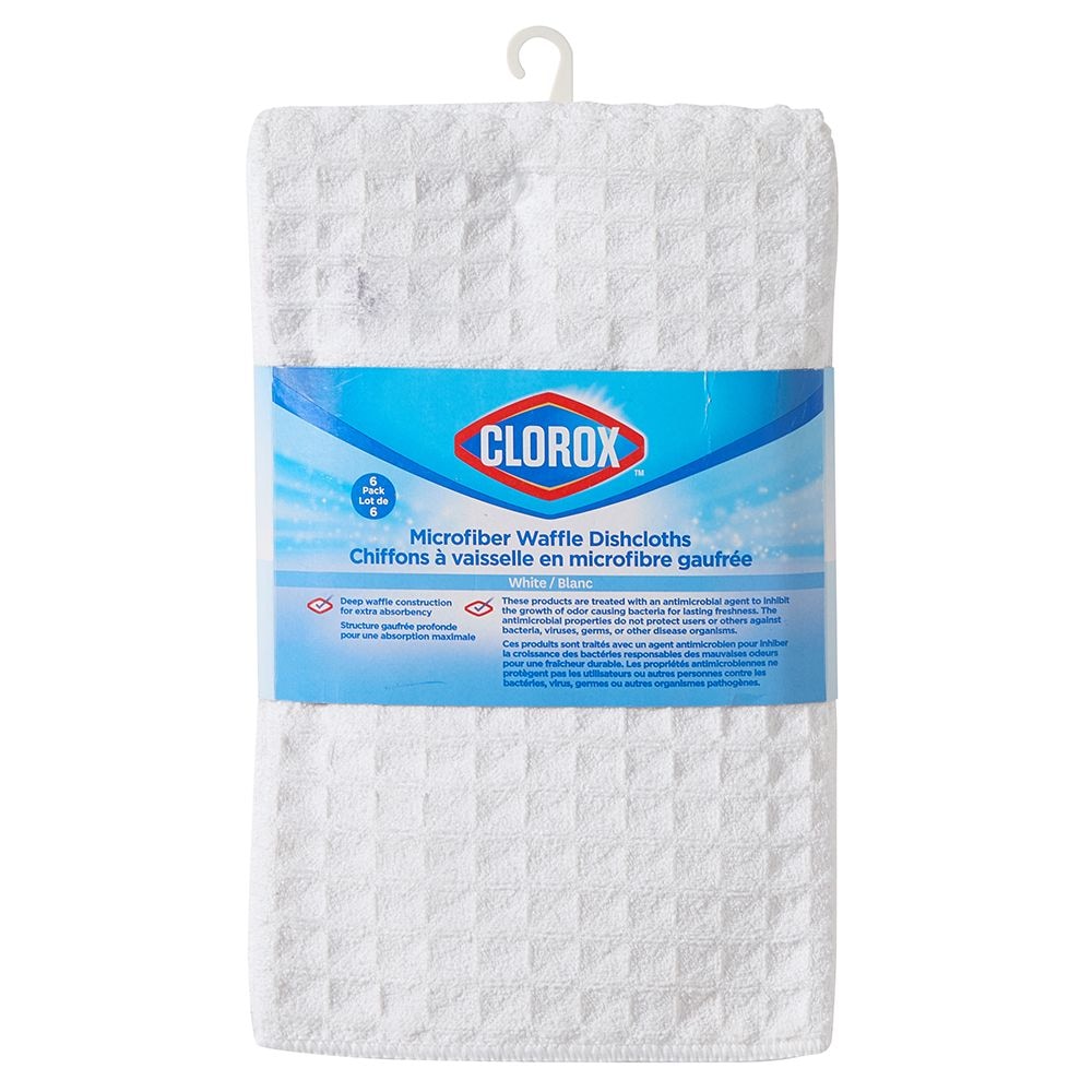 Waffle Microfiber Kitchen Dishcloths, 16-in x 19-in, 6-pk X0V0 - product image 2