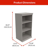 Modular Stackable Closet Storage Shelf Unit, Taupe Q0C2 - product image 3