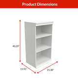Modular Stackable Closet Storage Shelf Unit, White W5Y1 - product image 4