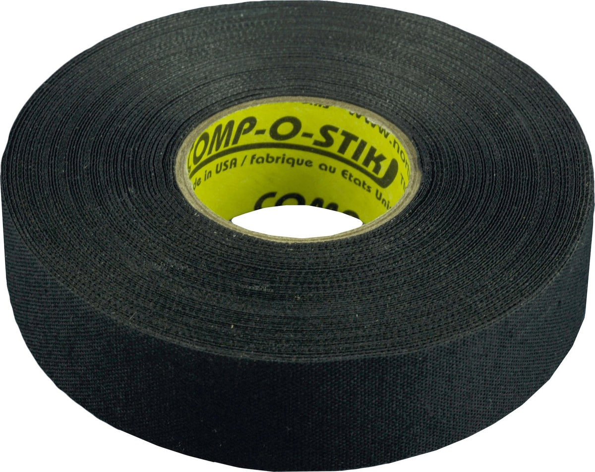 Cloth Hockey Stick Tape, Black, 24-mm x 15-m, 4-pk O3D8 - product image 1