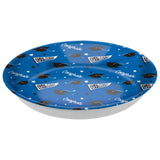 Grad" Round Plastic Reusable Serving Bowl, Blue, 14-in, for Graduation F3B0 - product image 1