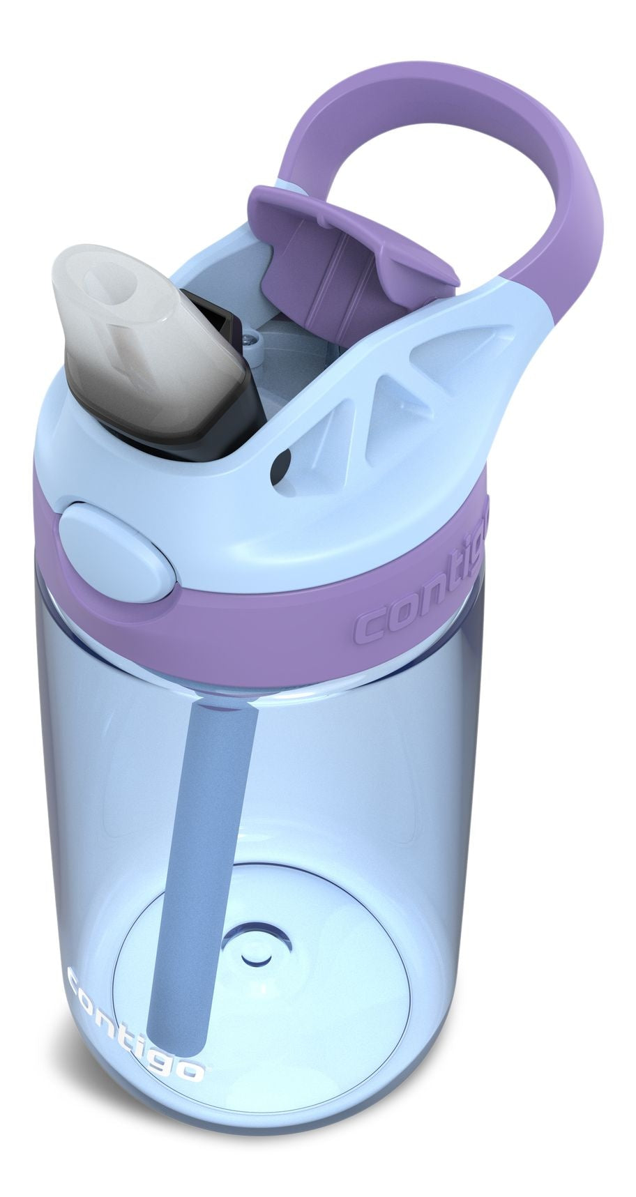 Aubrey Kids' Water Bottle, 14-oz, Periwinkle/Amethyst, with AUTOSPOUT Lid & Straw T1B7 - product image 1