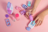 Maker, GO GLAM Studio Nail Kit, Style 200 Nails, 4 Designs, 2 Polish Applicators & Mask, Ages 7+ L2U0 - product image 5