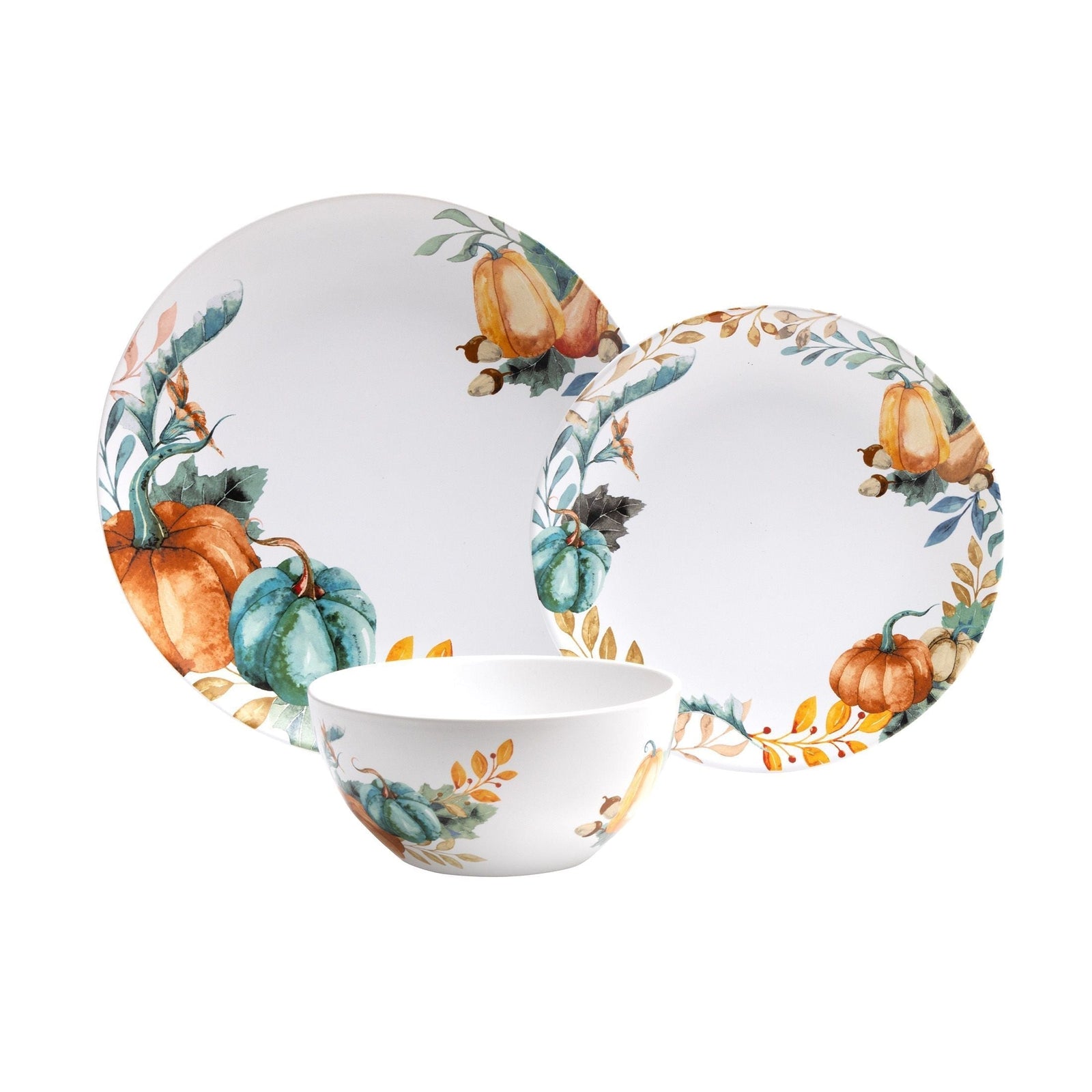 Home Lightweight Stoneware Harvest Dinnerware Set, Serves 4, 12-pc M4H2 - product image 1