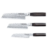 PRO DAMASHIRO EMPEROR SANTOKU 3PC SET F9I5 - product image 1