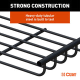 18124 Steel Roof Rack Cargo Basket/Carrier Extension, Black, 6-sq.ft C7W7 - product image 7