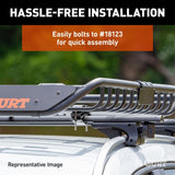 18124 Steel Roof Rack Cargo Basket/Carrier Extension, Black, 6-sq.ft C7W7 - product image 8