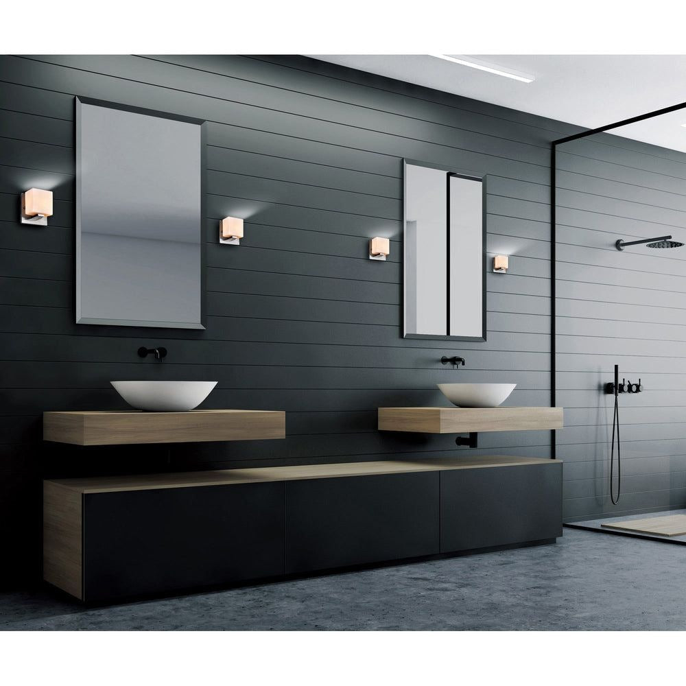 Lighting Cristini 1-Light Nickel Bathroom Sconce M6D8 - product image 4