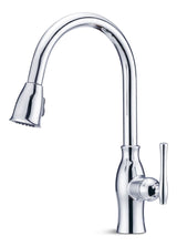 Lisa Single-Handle Pull-Down Kitchen Faucet, Chrome N6A4 - product image 1