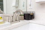 Plymouth Double Handle 4-in Centreset Bathroom Sink Faucet with Pop-Up Drain, Brushed Nickel G1Z6 - product image 3