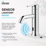 Tronus Touchless Single Control Lavatory/Bathroom Sink Faucet, 4-in Centerset, Chrome U8E1 - product image 2