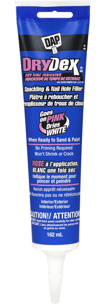 DryDex Spackling Nail & Hole Repair Filler with Dry Time Indicator, Shrink-Proof, 162-mL G0S6