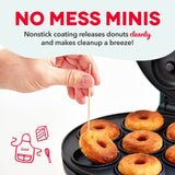 Express Mini Compact Electric Donut Maker, Non-Stick Surface, Aqua G4E0 - product image 7