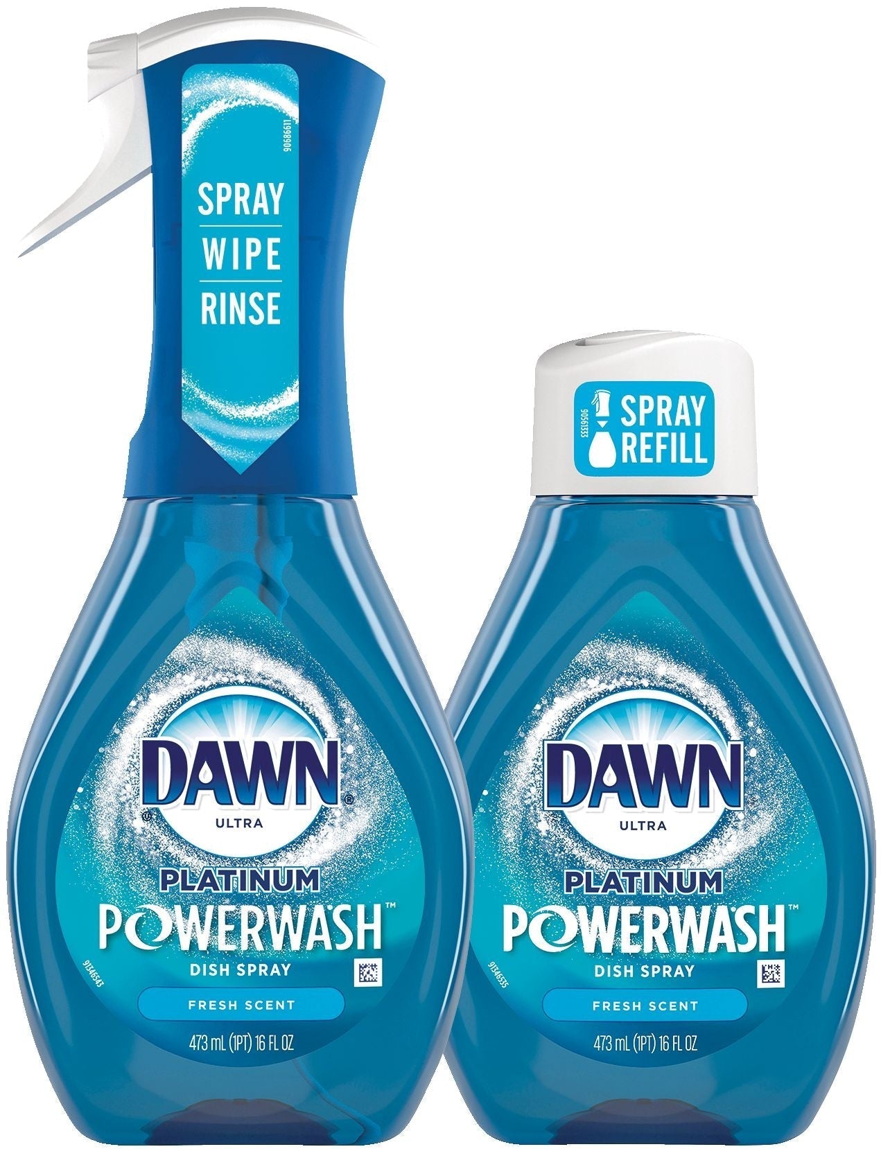 Platinum Powerwash Dish Spray, Fresh Scent Bundle, 1 Starter-Kit N6I2 - product image 2