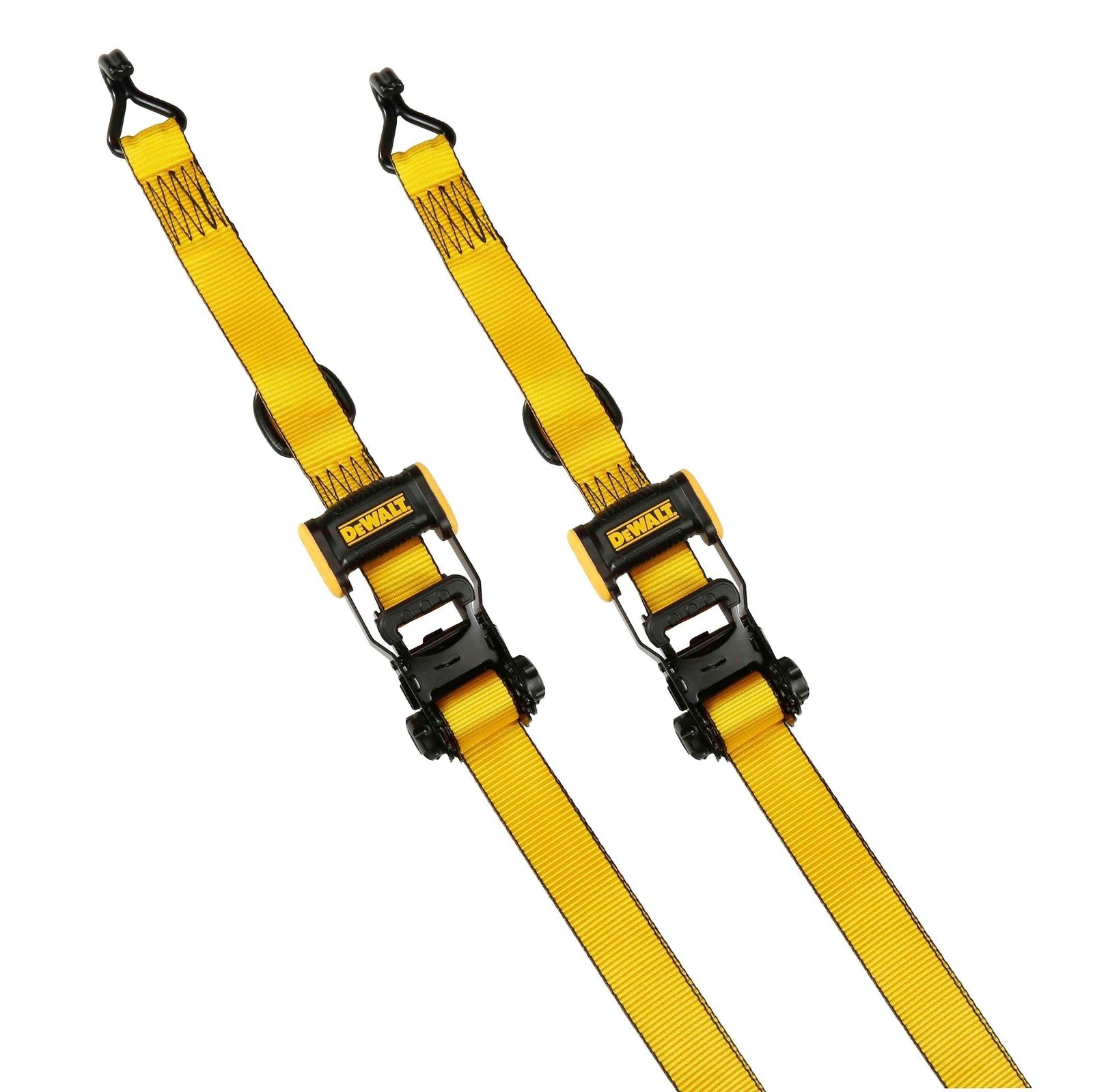 3,300-lb Ratchet Tie Down Strap, Weatherproof, 1.5-in x 16-ft (3.8 cm x 4.8 m), 2-pk C5M2 - product image 1