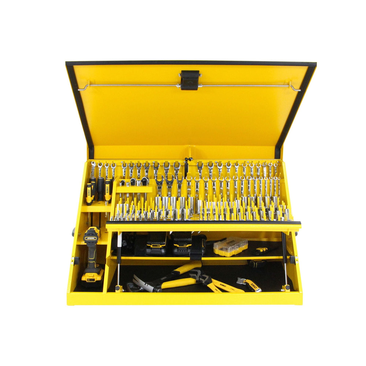 Triangle Portable Multi-Tier Steel Tool Box with Power Outlet, 36-in D1Z7 - product image 7