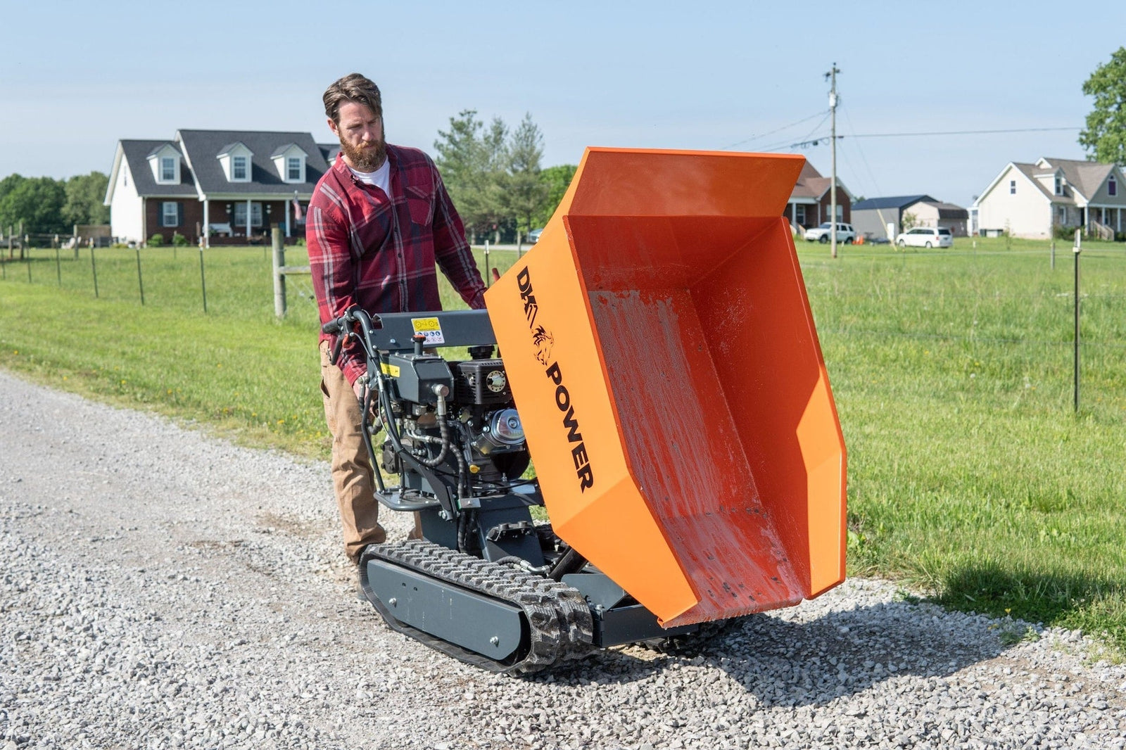 DK2 POWER by Marlon 1100 lb 9.5HP 277 cc Hydraulic Dump Cart C8U7 - product image 6