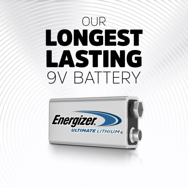 2-pk 9V / 9 Volt Lithium Batteries, EZ Turn Lock, PowerSeal R2O7 - product image 4