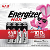 Max 8-pk AA Alkaline Batteries, Long Lasting, All Purpose Y9D1 - product image 1