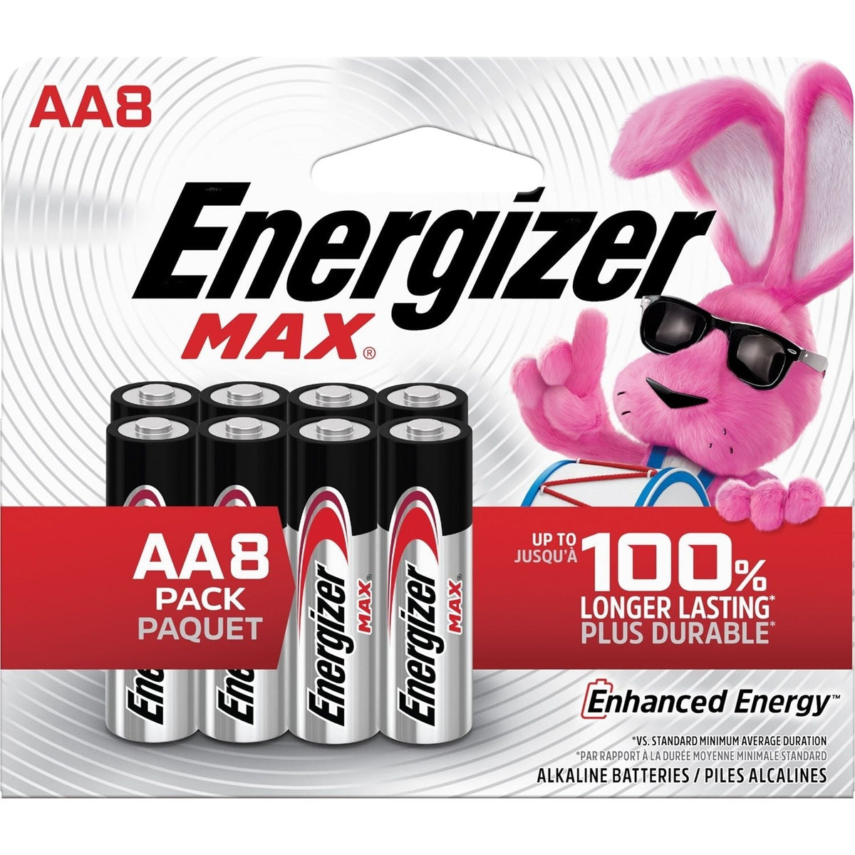 Max 8-pk AA Alkaline Batteries, Long Lasting, All Purpose Y9D1 - product image 1