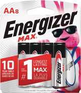 Max 8-pk AA Alkaline Batteries, Long Lasting, All Purpose Y9D1 - product image 2