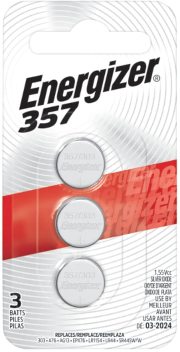 Silver Oxide 3-pk 357 LR44 AG13 303 A76 1.5V / 1.5 Volt Button Coin Cell Batteries U7U8