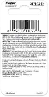 Silver Oxide 3-pk 357 LR44 AG13 303 A76 1.5V / 1.5 Volt Button Coin Cell Batteries U7U8 - product image 2