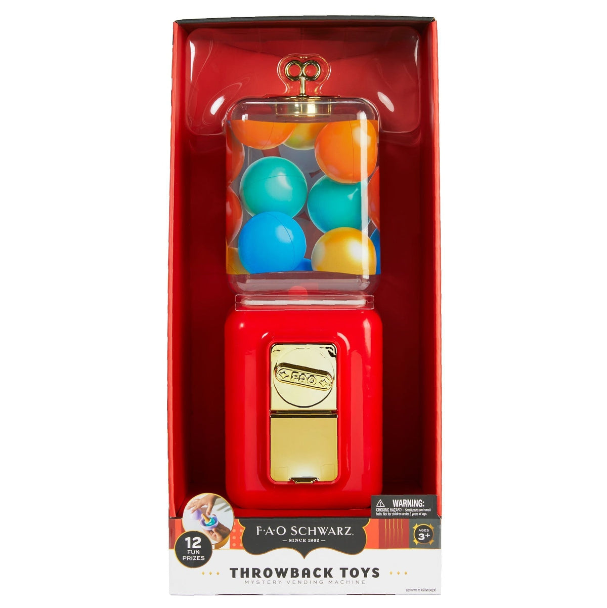 Schwartz Throwback Toys Vending Machine, Red Z1X9 - product image 2