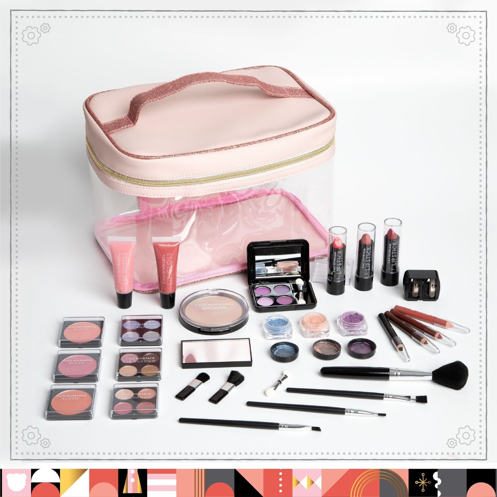 Girls Ultimate Makeup Artist Set, 30 Piece, Pastel Pink Y7A8 - product image 3