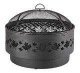 Brome Round Outdoor Wood Firepit, 24-in T2H6 - product image 1
