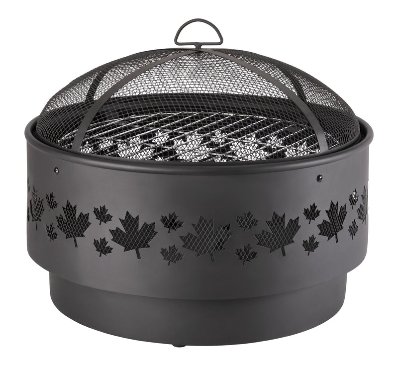 Brome Round Outdoor Wood Firepit, 24-in T2H6