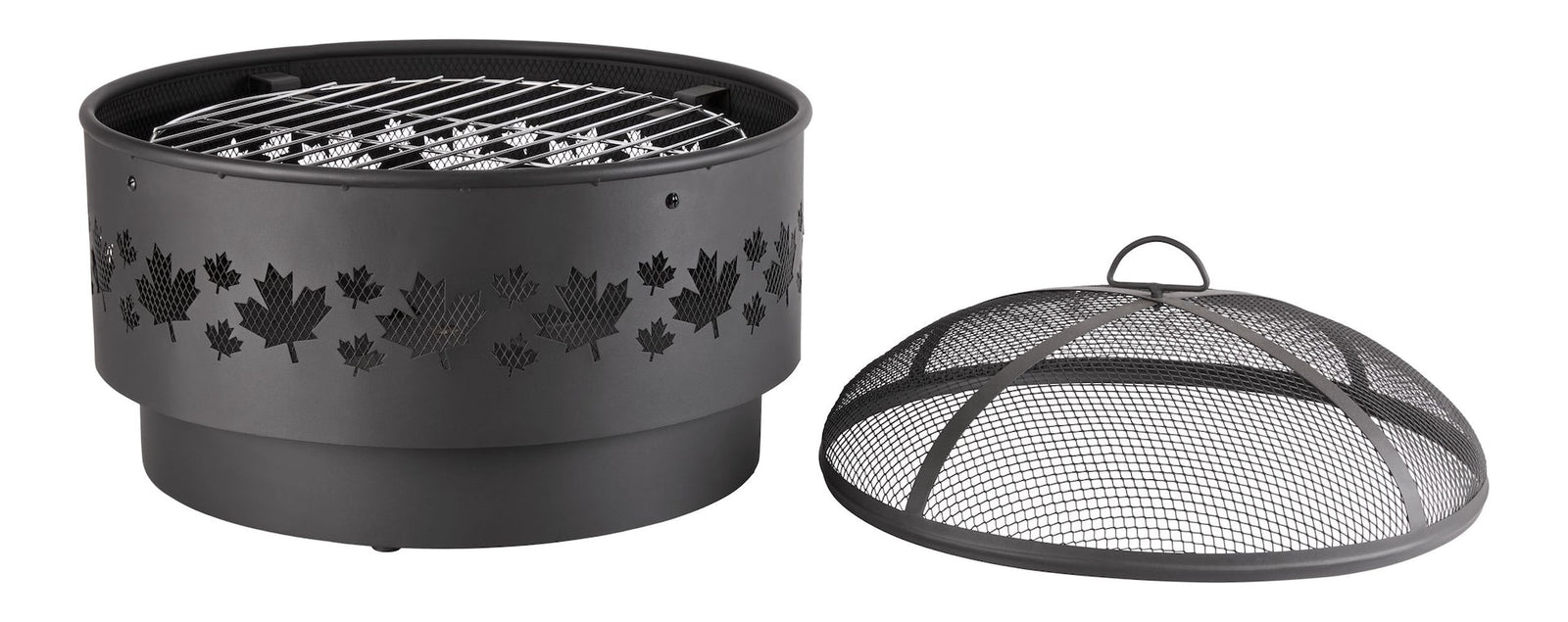 Brome Round Outdoor Wood Firepit, 24-in T2H6 - product image 5