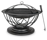 Savona Round Wood-Burning Outdoor Fire Bowl/Fire Pit, 29.5 x 20-in D6P2 - product image 1
